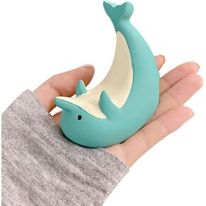Creative Super Cute Sea Animals Dolphin Seal Penguin Phone Stand Phone Holder, Small Size Fashionable Lazy Use Handfree Cell Phone Desk Desktop Table PC Stand Desk Decoration -Green Dolphin
