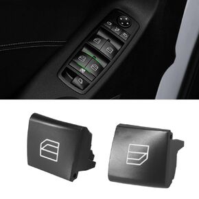 Moonlinks Window Switch Button Covers for Mercedes Benz C E GLC Class, Front Right Window Switch Repair Button Caps（1 Pcs,Fits Mercedes Benz W205 C Class W213 E Class W253 GLC Class 2018-2020）