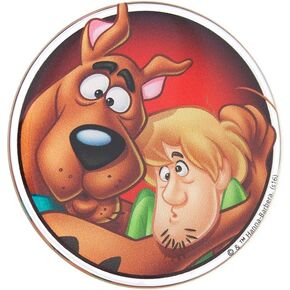 Fan Emblems Mystery Machine Logo Car Decal - Automotive Domed Classic Scooby-Doo