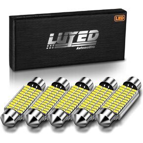 LUYED 5 X 330 Lumens Super Bright 3014 33-EX Chipsets Error Free 569 578 211-2 212-2 LED Bulbs Used For Dome light,Xenon White