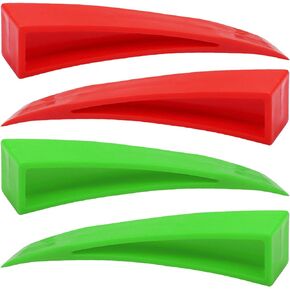 4PCS (Red & Green) Window Curved Dent Repair Tools Plastic Paintless Dent Removal Tool for Car Body Repair and Hand Repair Home Use Set Q-052