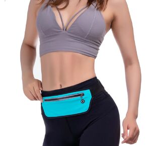 Multiple Color Slim Reflective Running Belt Fanny Pack, Bounce Free Water Resistant Exercise Workout Pouch Lightweight Waist Pack Gym Phone Holder for All Kinds of Phones