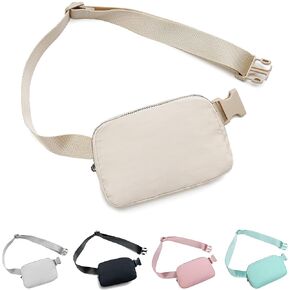 Belt Bag Waist Pack Bum Bag Crossbody Fanny Pack for Women and Men with Adjustable Strap Small Waist Pouch for Travel Workout Running Hiking