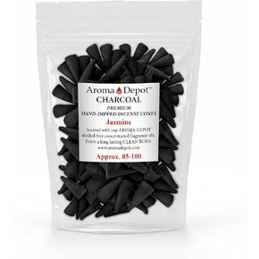 1'' Jasmine Incense Charcoal Cones (Approx. 85-100)