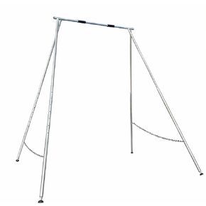 حامل يوجا مطور، حامل يوجا هوائي سهل الإعداد بارتفاع 8.6 قدم، فولاذ مجلفن، أرجوحة إطار يوجا محمولة (الحرير غير متضمن) in Kuwait