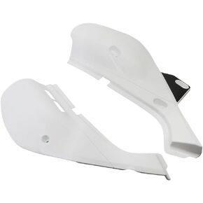 HIYOYO Left Right Side Panels Fairing Cover Set Compatible with Honda XR650L (Shasta White) 1993-1999 / Compatible with Honda XR650L (Ross White) 2000-2021, White