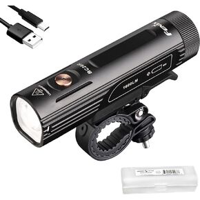 Fenix BC26R USB-C Rechargeable Bike Light,1600 Lumens Super Bright with LumenTac Organizer