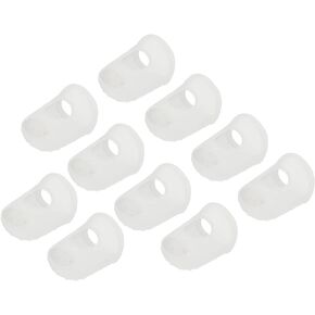 YOKIVE 20 Pcs Fingertip Protector Silicone Fingertip Covers | Protect Fingers, Great for Playing Guitar, Sewing, Cutting (Transparent, 29mm/1.15-inch)