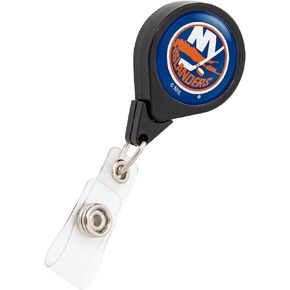 New York Islanders NY NHL Team Retractable Badge Holder Ticket Clip Reel ID