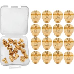 Windance 16pcs 5mm Carburetor Main Jet Kit Fit for Mikuni Vm22 Vm24 Vm26 / 125cc 150cc 200cc 250cc / Dirt Bike Pit Bike ATV, Carb Nozzle Replace (55# ~ 92#)