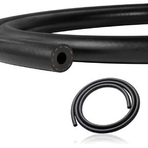 1/2" ID Fuel Line, 5Ft Fuel Hose NBR Rubber SAE J30R7 300PSI, Supplied By WIVIE (1/2 Inch)