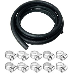 3/8 بوصة خرطوم خط الوقود 10 أقدام NBR خرطوم وقود الغاز النفطي المطاط 300PSI لمحركات أنظمة الوقود خرطوم أنبوب القارب