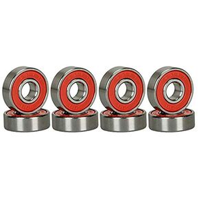 JDYYICZ ABEC-9 608-RS Skateboard Longboard Bearings Premium Inline Skate Bearings Roller Skate Bearings(Pack of 8)