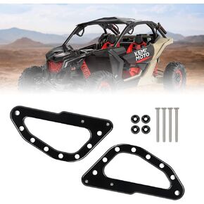 KEMIMOTO UTV X3 Grab Handles Roll Bar Aluminum Grab Handles Compatible with Can-Am Maverick X3 XDS XRS XMR XRC Turbo R RR 2017 2018 2019 2020 2021 2022 2023 2024 Roll Cage Heavy Duty 2 Pack