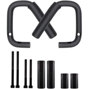 Front Grab Bar Grab Handles Black Textured Compatible with 2007-2017 Jeep Wrangler JK JKU Car