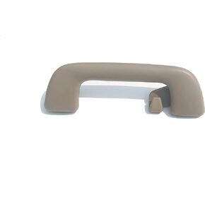 Auto Roof Pull Handle Grab Rail Grey with Hook LH=RH Universal for Toyota for Corolla for Rav4 Yaris Vios OEM:74610-52020 (Front Handrail Without Hook(Beige Gray) 1Pcs)