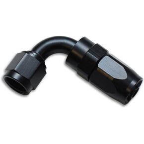 Unifizz 1PC Car (21906) -6AN 90° Hose Fitting Aluminum Black