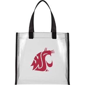 FOCO NCAA Team Logo Clear See Through Stadium Reusable Bag