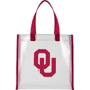 FOCO NCAA Team Logo Clear See Through Stadium Reusable Bag