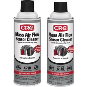 CRC 05110- Mass Air Flow Sensor Cleaner, 11 fl. oz, (2)