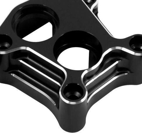 HDBUBALUS Motorcycle Pushrod Cover Lifter Block Cover Pads Fit for Harley Twin Cams 1999-2016 Black in Saudi Arabia
