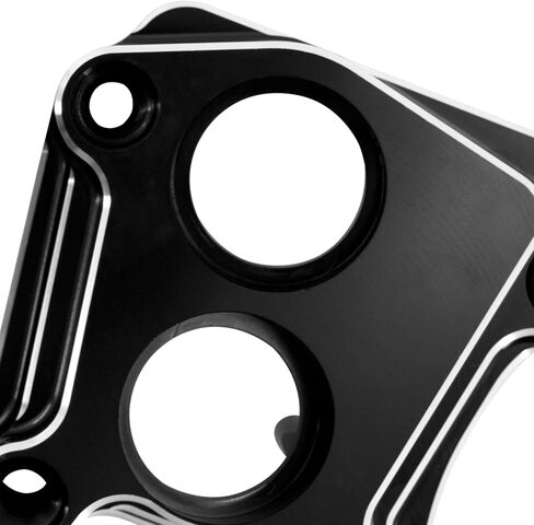HDBUBALUS Motorcycle Pushrod Cover Lifter Block Cover Pads Fit for Harley Twin Cams 1999-2016 Black in Saudi Arabia