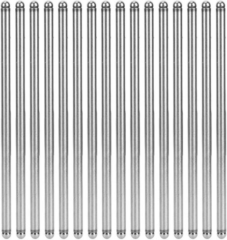16Pcs Valve Push Rod Set, Hardened Steel Pushrods Replacement 5/16in Diameter 7.8in Standard Length Fit for Chevy in Saudi Arabia