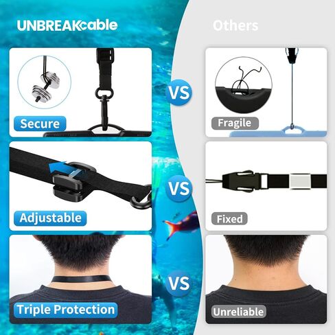 UNBREAKcable Waterproof Phone Pouch, IPX8 Universal Waterproof Phone Case [2 Pack] Cellphone Dry Bag for iPhone 14 13 12 11 Pro Max XS Plus Samsung Galaxy S23 and More Up to 7" - Grey&Bright Green in Saudi Arabia