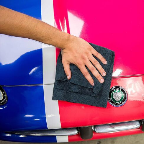 كيميكال جايز MIC_805_3 منشفة مونستر إيدجليس من الألياف الدقيقة، سوداء (40.64 سم × 40.64 سم) (عبوة من 3 قطع) in Kuwait