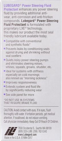 Lubegard 20404 Universal Power Steering Fluid Protectant, 4 fl. oz in Saudi Arabia