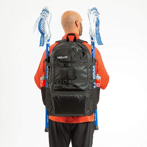 XXL Premium Lacrosse Bag, Trusted Lacrosse Backpack for Men & Women; XX-Large Sports Travel Backpack with Ball Holder Holds All Lacrosse, Soccer & Volley Ball Equipments in Saudi Arabia
