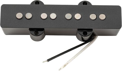 Artec JOA4 Alnico 5 Vintage Tone Jazz Bass Pickups مجموعة التقاطات جسر الرقبة لـ 4 سلسلة J-Bass الكهربائية، أسود in Saudi Arabia