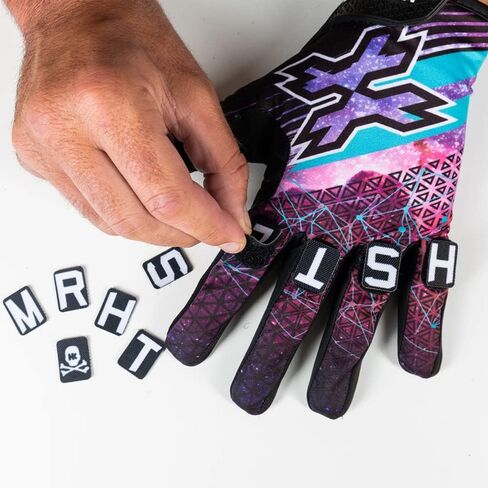 HK Army Freeline Knucklez Customizable Paintball Gloves - Galaxy - Large in Saudi Arabia