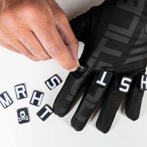 HK Army Freeline Knucklez Customizable Paintball Gloves - Blackout - X-Large in Saudi Arabia