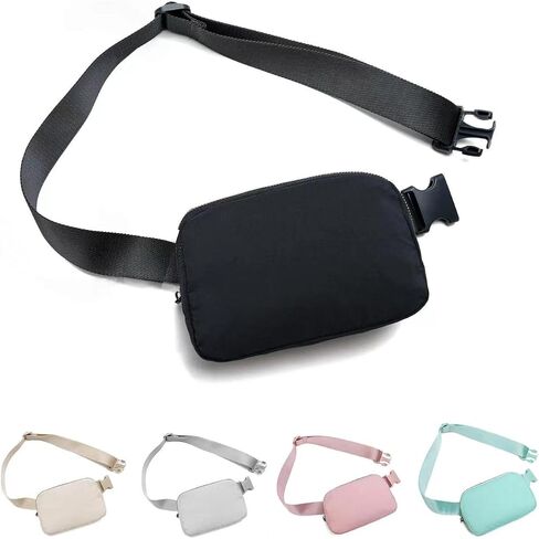 Belt Bag Waist Pack Bum Bag Crossbody Fanny Pack for Women and Men with Adjustable Strap Small Waist Pouch for Travel Workout Running Hiking in Saudi Arabia