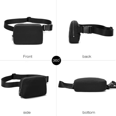 Belt Bag Waist Pack Bum Bag Crossbody Fanny Pack for Women and Men with Adjustable Strap Small Waist Pouch for Travel Workout Running Hiking in Saudi Arabia