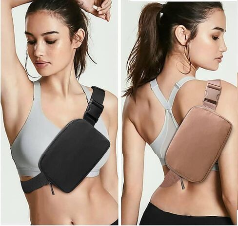 Belt Bag Waist Pack Bum Bag Crossbody Fanny Pack for Women and Men with Adjustable Strap Small Waist Pouch for Travel Workout Running Hiking in Saudi Arabia