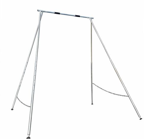 حامل يوجا مطور، حامل يوجا هوائي سهل الإعداد بارتفاع 8.6 قدم، فولاذ مجلفن، أرجوحة إطار يوجا محمولة (الحرير غير متضمن) in Kuwait