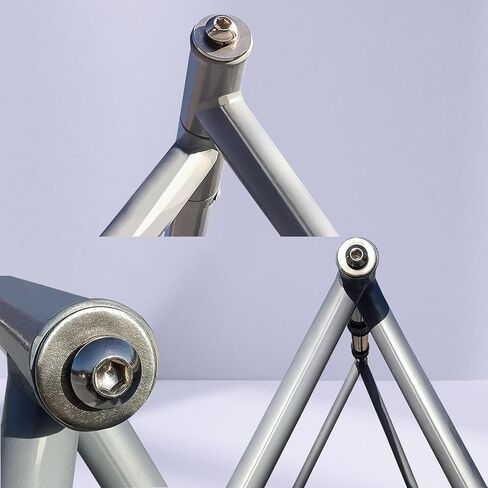 حامل يوجا مطور، حامل يوجا هوائي سهل الإعداد بارتفاع 8.6 قدم، فولاذ مجلفن، أرجوحة إطار يوجا محمولة (الحرير غير متضمن) in Kuwait