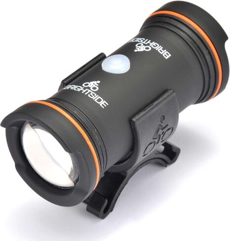 ضوء جانبي للدراجة من برايتسايد. ضوء جانبي ساطع وعنبر وقابل لإعادة الشحن لراكبي الدراجات على الطرق. ابقِ مرئيًا من جوانب دراجتك، بطارية تدوم 36 ساعة، ضوء دراجة 2.3 أونصة. in Kuwait