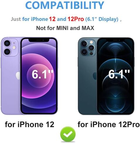 لشاشة iPhone 12/12 Pro LCD بديلة مقاس 6.1 بوصة مجموعة شاشة تعمل باللمس مع مجموعة أدوات إصلاح كاملة ودعم (معرف الوجه واللمس ثلاثي الأبعاد) in Kuwait