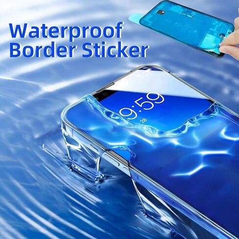 طقم استبدال شاشة LMQ لهاتف iPhone 12 Pro Max مقاس 6.7 بوصة شاشة LCD ثلاثية الأبعاد تعمل باللمس محول رقمي كامل مجموعات إصلاح التجميع لاصق مقاوم للماء + زجاج مقسى لـ A2342، A2410، A2412، A2411 in Kuwait