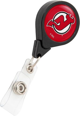 New Jersey Devils NJ NHL Team Retractable Badge Holder Ticket Clip Reel ID in Saudi Arabia