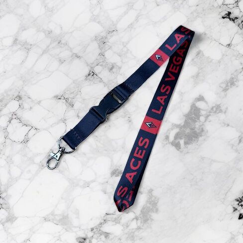سلسلة مفاتيح Desert Cactus Las Vegas Aces Lanyard قابلة للفصل WNBA الانفصالية المفاجئة بإبزيم الرابطة الوطنية لكرة السلة ومفاتيح السيارة وحامل شارة الهوية (الحبل A) in Kuwait