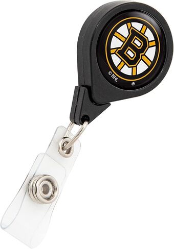 Boston Bruins NHL Team Retractable Badge Holder Ticket Clip Reel ID in Saudi Arabia