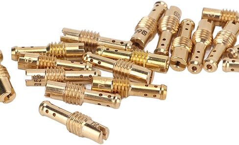 Carburetor Pilot Nozzle, 20PCS Carburetor Slow Pilot Jet Kit 12.5 60 Metal Replacement for MIKUNI VM TM TMX Carbs in Saudi Arabia