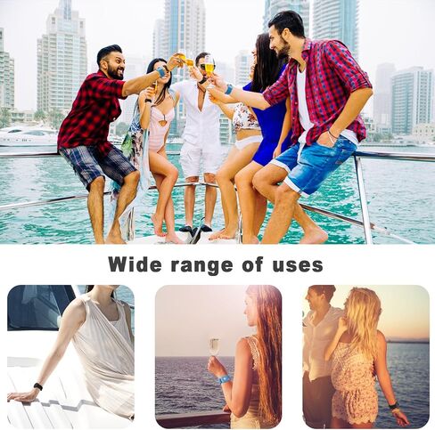 قطعتان من حامل ميدالية الأميرة كروز، سوار قابل للتعديل لأساور معصم ميدالية الأميرة مع لاصق سحري إكسسوارات حامل ساعة ميدالية الأميرة المريحة للرجال والنساء (أزرق، أسود) in Kuwait