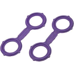 No.A6421880580 Oil Cooler Gasket for Mercedes-Benz Sprinter 2500 2010-2022 / Inner Engine Oil Filter Adapter Gasket/Durable Rubber / 2 Pcs Purple Replacement