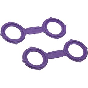 Motoforti No.A6421880580 Oil Cooler Gasket for Mercedes-Benz Sprinter 2500 2010-2022 / Inner Engine Oil Filter Adapter Gasket/Durable Rubber / 2 Pcs Purple Long-lasting