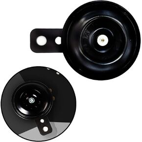 1 Pcs Black Universal Waterproof Motorcycle Horn,12V 1.5A 105DB Round Loud Car Horn Fits For Motorcycle,Scooter, Dirt Bike